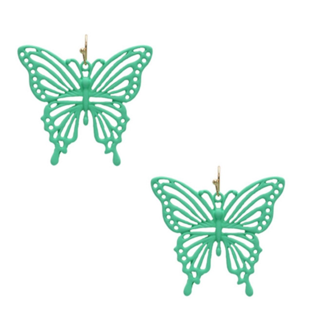 Colored Butterfly Earring